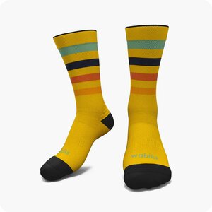 Socke Wabiks Stripes Amarillo(39-42)