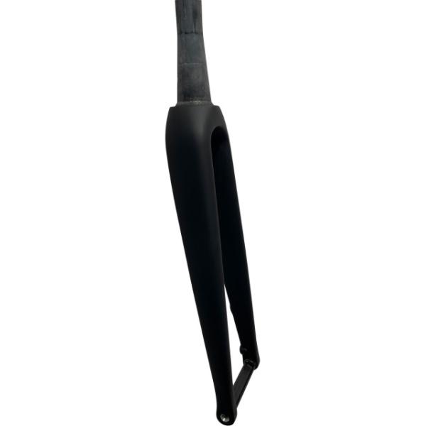 Price Gabel Carbon Road Disc gerade 11/8-1.5 Zoll inkl. Steckachse Mod. 21, UD matt, F  Schwarz