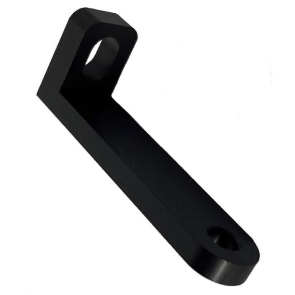 Price Lichthalterung Bremsaufnahme Postmount schwarz matt, eloxiert  Schwarz