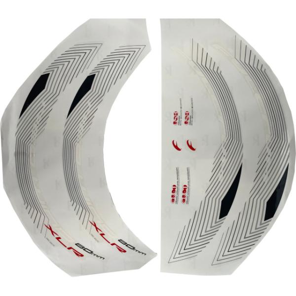 Fulcrum Klebersatz VR/HR Red Wind XLR H80 RWX-LAB1380  Schwarz