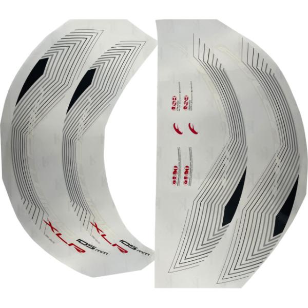 Fulcrum Klebersatz VR/HR Red Wind XLR H105 RWX-LAB13105  Schwarz