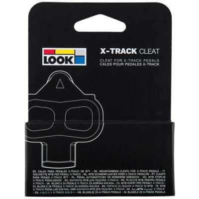Look Cleats X-Track inkl. Elastomer-Pl&auml;ttchen u. Schrauben  Schwarz Produktbild 1