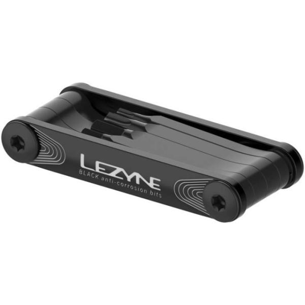 Lezyne Werkzeug V Pro 7 Black CrV Bits, Aluminium Side Plates  Black 7 Funktionen
