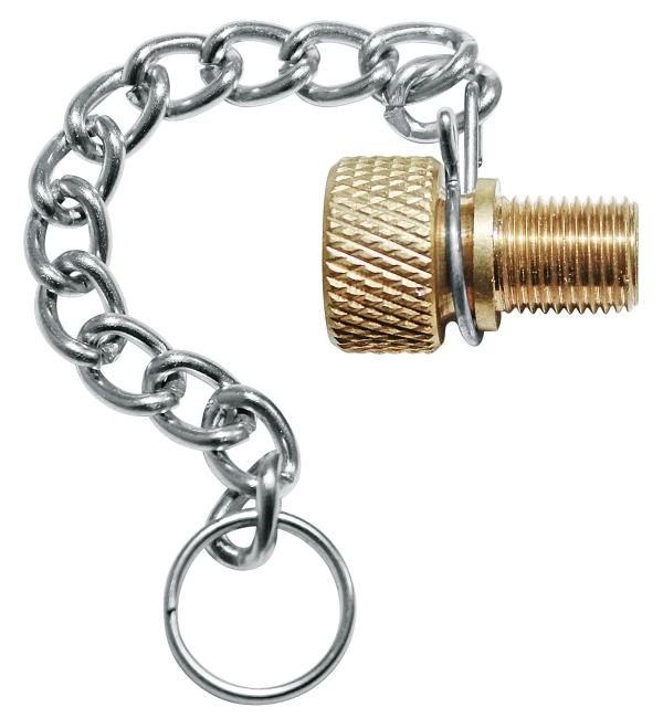 SKS Aufstecknippel mit Kette f&uuml;r Presta-Ventil 