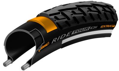 Continental Pneu RideTour 700x47C Starr mit Reflexstreifen black  Produktbild 1