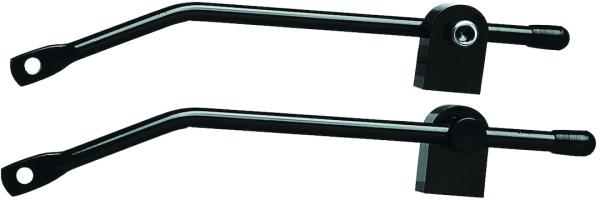 Pletscher Gep&auml;cktr&auml;gerbefestigung Stand. auf &Ouml;se per Paar 66-185 mm schwarz 