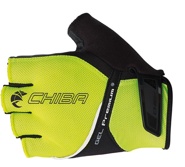 Chiba Gel Premium Gloves screaming yellow L