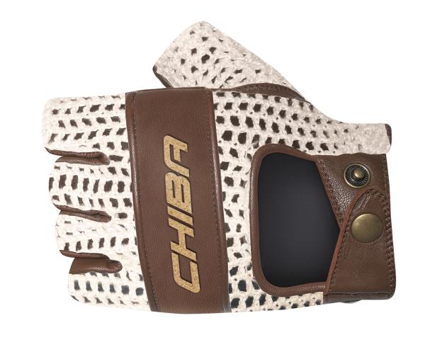 Chiba Pure Nature Gloves beige brown M