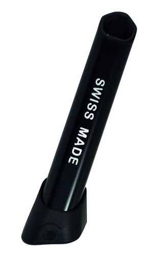 Pletscher Flex-H&uuml;lse mit St&uuml;tzenfuss F18 schwarz 