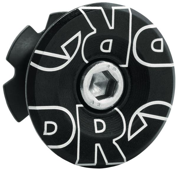 PRO Ahead Deckel 1 1/8" Alu mit Schraube und Kralle schwarz eloxiert 