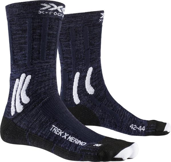 X-SOCKS Trek X Merino midnight blue/arctic white 42-44