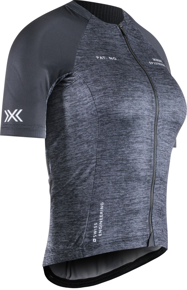 X-BIONIC Women CoreFusion Endurance Merino Jersey SH SL opal black melange XL