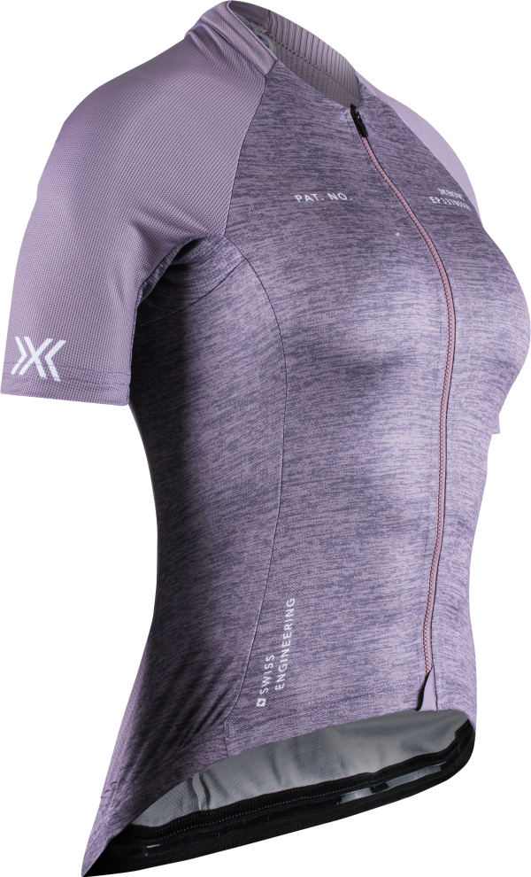 X-BIONIC Women CoreFusion Endurance Merino Jersey SH SL dusty lavender melange L