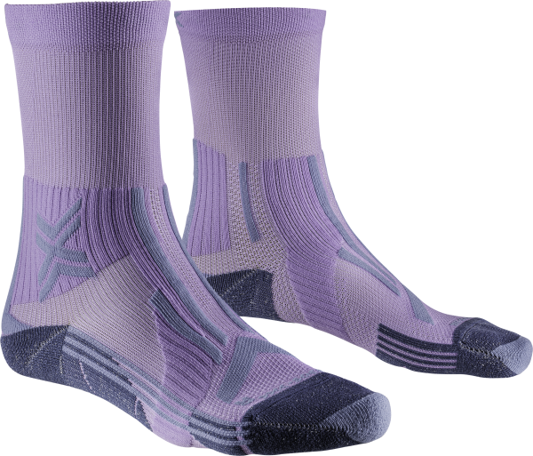 X-SOCKS Women Trail Run Perform Crew orchid/sunset blue 41-42