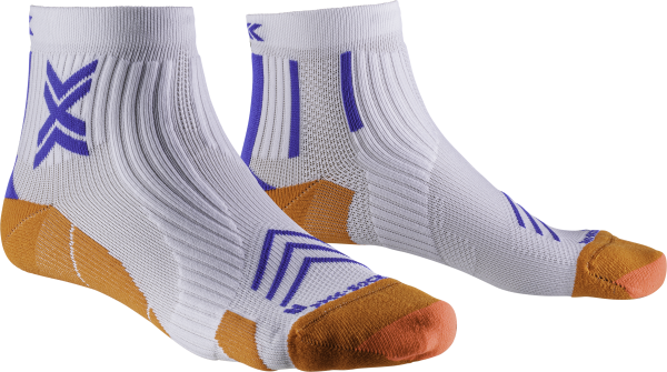 X-SOCKS Run Expert Ankle white/orange/twyce blue 45-47
