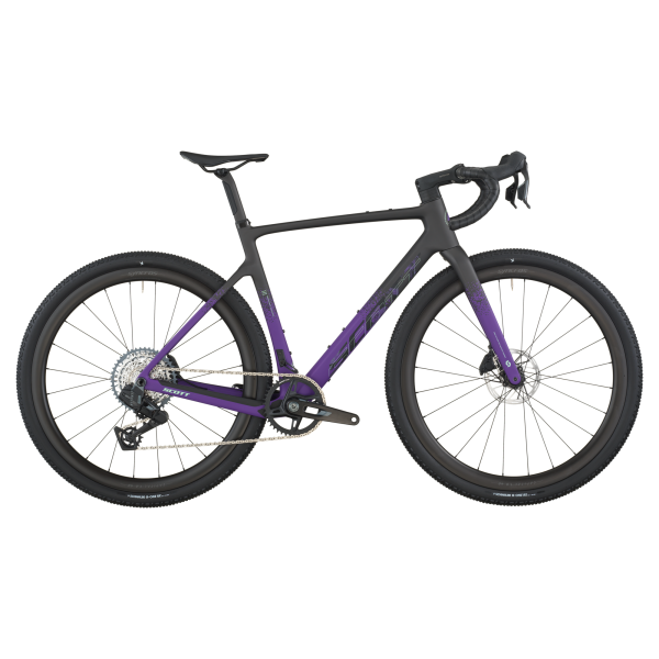 Scott Addict Gravel 20 - carbon black/indigo purple - M