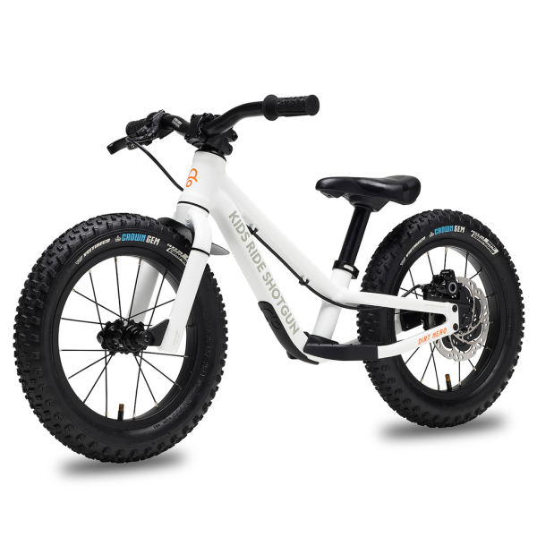 Kids Ride Shotgun 14&rdquo; Dirt Hero with Brake one size white