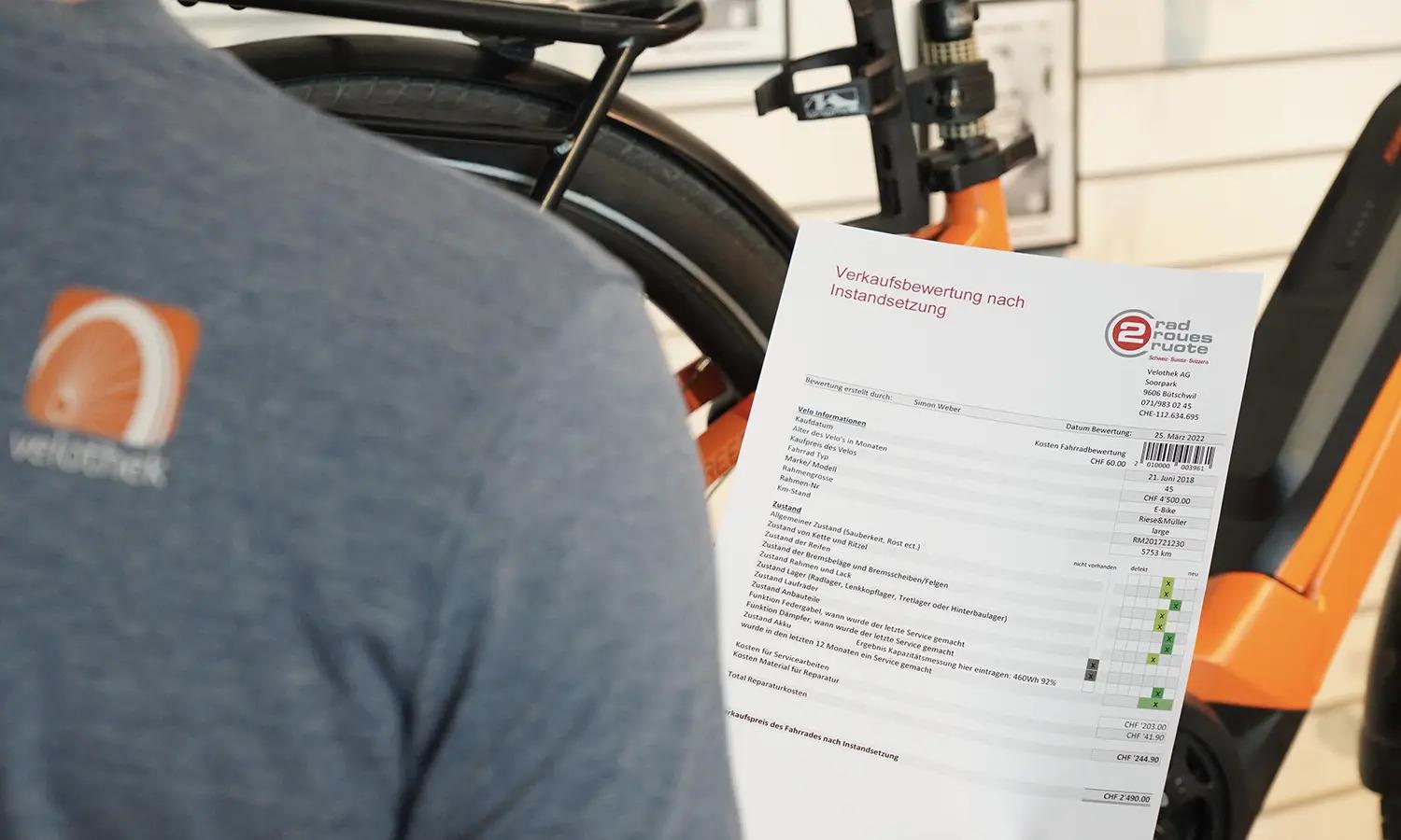  - Velothek AG B&uuml;tschwil