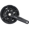 Shimano Altus Kurbel 9-fach 175mm 22/30/40 FC-MT2103EX002CL mit Hosenschutz  Schwarz 3x9 Fach, 175 mm