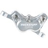 Trickstuff Bremssattel C42 silber, Postmount  Silber