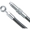 Trickstuff Bremsleitungsset Goodridge Carbon 6mm 900mm, inkl. Fittingen, silber  Silber 900 mm