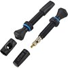 milKit Tubeless Ventil Valve Pack 35 35mm Ventile, 2 Stück  Schwarz, Blau 35 mm