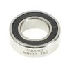 Enduro Bearings Kugellager MR 137 2RS ABEC 3 7x13x4 Pedal Bearing (Speedplay)  Silber, Schwarz 7 mm x 13 mm x 4 mm