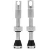 Peaty's Ventil, Chris King Tubeless MKII 42mm, Silber  Silver 42 mm