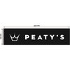 Peaty's POS Header Board  600x150mm  Schwarz, Weiss
