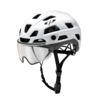 CP Bike CYLITE Helmet visor clear white matt/black shiny S/M
