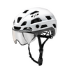 CP Bike CYLITE Helmet visor clear white matt/black shiny S/M