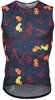 PEARL iZUMi Transfer Mesh SL Baselayer hot flowers L