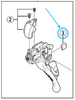 Shimano Hebelplatte rechts ST-9000 