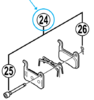 Shimano Bremsbelagsachse BR-M765 mit Sicherungsclip 