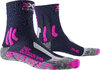 X-SOCKS Women Trek Outdoor midnight blue/pink/grey melange 37-38