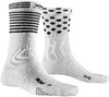 X-SOCKS Bike Race 4.0 arctic white/dot/stripe 35-38