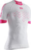 X-BIONIC WOMEN The Trick 4.0 Running Shirt SH SL arctic white/neon flamingo XS