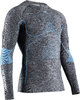 X-BIONIC Men Energy Accumulator 4.0 Melange Shirt LG SL grey dark grey melange/blue S