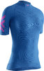 X-BIONIC Women Twyce 4.0 Running Shirt SH SL teal blue/neon flamingo S