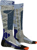 X-SOCKS Women Ski Rider 4.0 stone grey melange/mineral blue 39-40