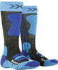 X-SOCKS JR Ski 4.0 anthracite melange/electric blue 35-38