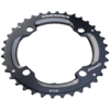 Race Face Turbine Chainring 4 Bolts Set 11SPD 24/34 one size black