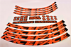 Race Face Decal Kit Next R 36/ARC 36 C/ARC 40/AR 40 one size orange