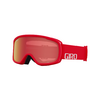 Giro Cruz Flash Goggle one size red/white wordmark;amber scarlet S2 Unisex