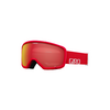 Giro Stomp Flash Goggle one size red/white wordmark;amber scarlet S2 Unisex