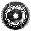 Quarq MY24 Power Meter Spider Red AXS 2x 50/37T black/silver