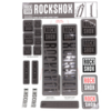 Rock Shox Fork Decal Kit, 35mm Forks MY18 stealth N/A