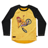 Kids Ride Shotgun Lion Windproof Kids MTB Jersey 4 Y yellow Jungen