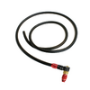 Lezyne ABS1 Pro Floor Pump Hose - Std one size red gloss